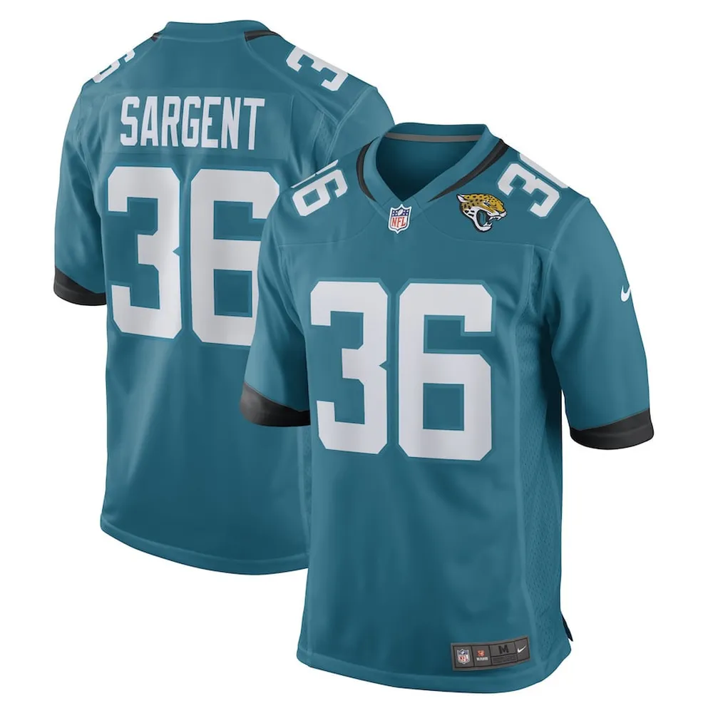 Mekhi Sargent Jacksonville Jaguars Game Player Jersey – Teal