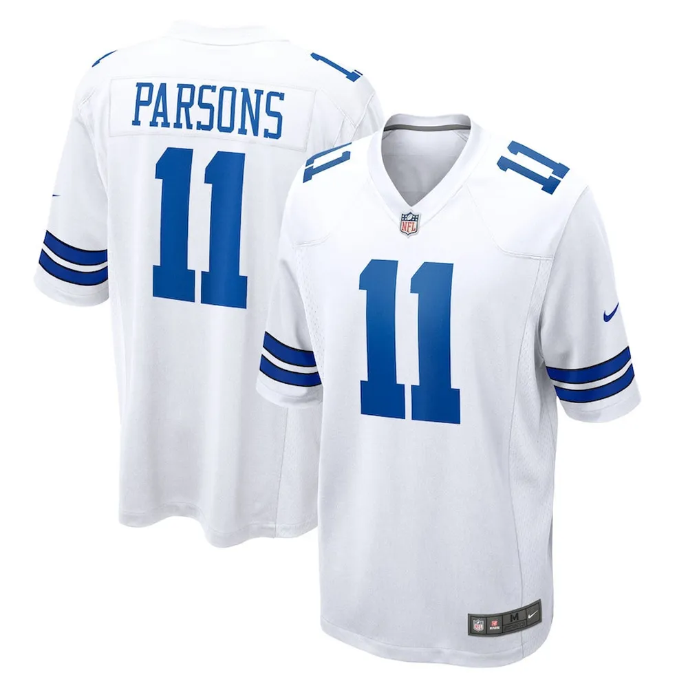 Micah Parsons 11 Dallas Cowboys Game Player Jersey – White