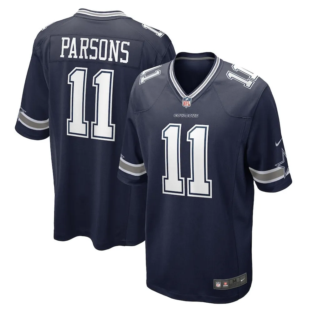 Micah Parsons 11 Dallas Cowboys Game Player Jersey – Navy