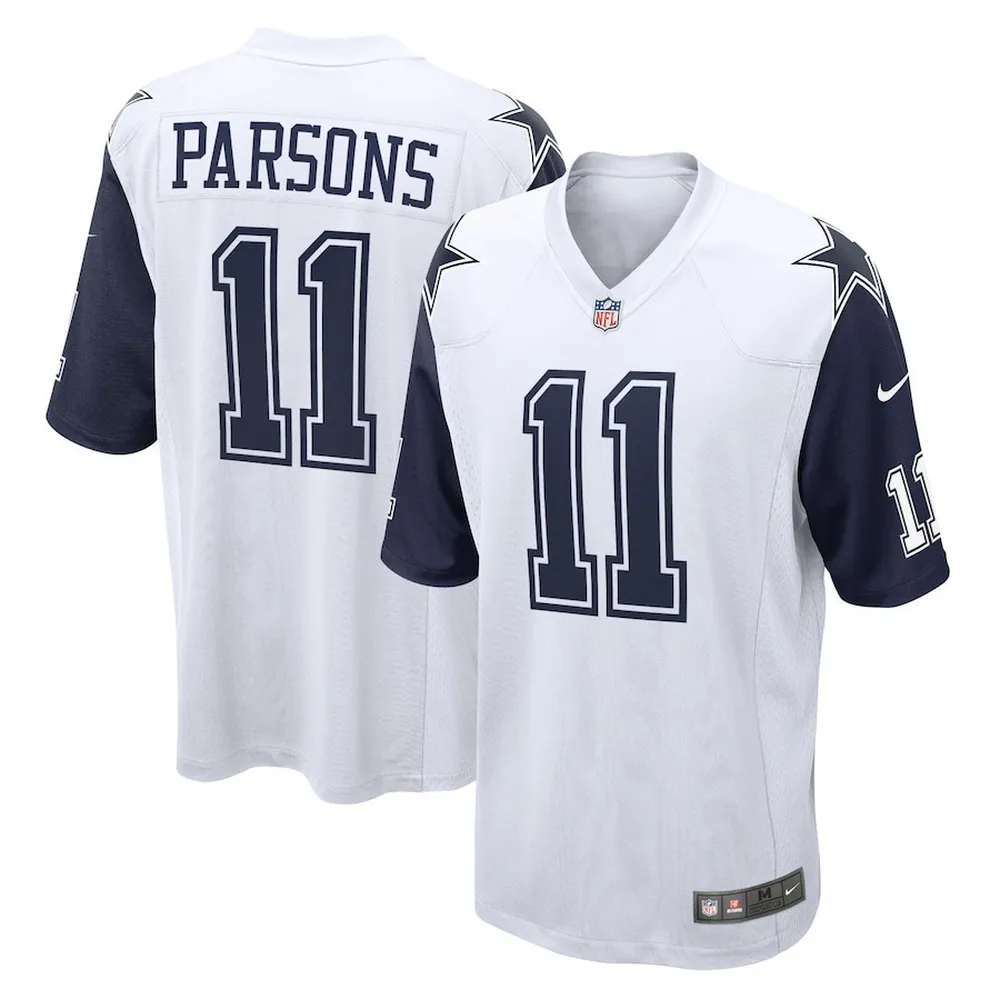 Micah Parsons Dallas Cowboys Alternate Game Jersey – White