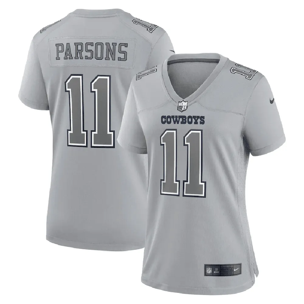 Micah Parsons 11 Dallas Cowboys Women’s Atmosphere Fashion Game Jersey – Gray