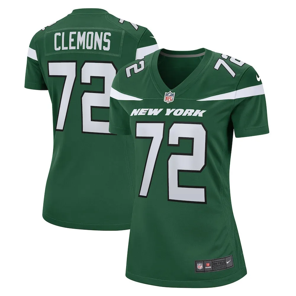 Micheal Clemons New York Jets Women’s Game Player Jersey – Gotham Green