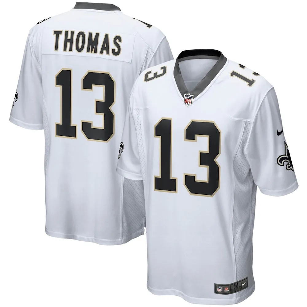 Michael Thomas 13 New Orleans Saints Men’s Alternate Game Jersey – White