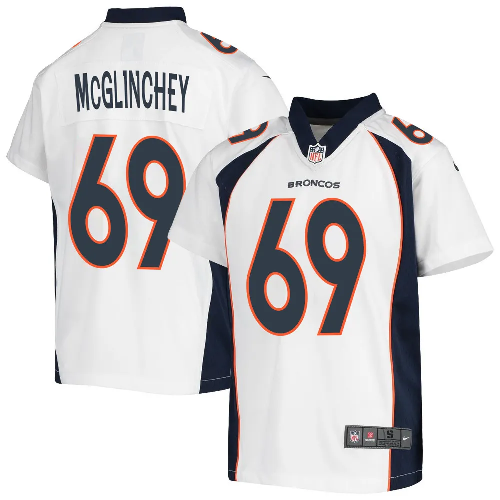 Mike McGlinchey 69 Denver Broncos Women Game Jersey – White