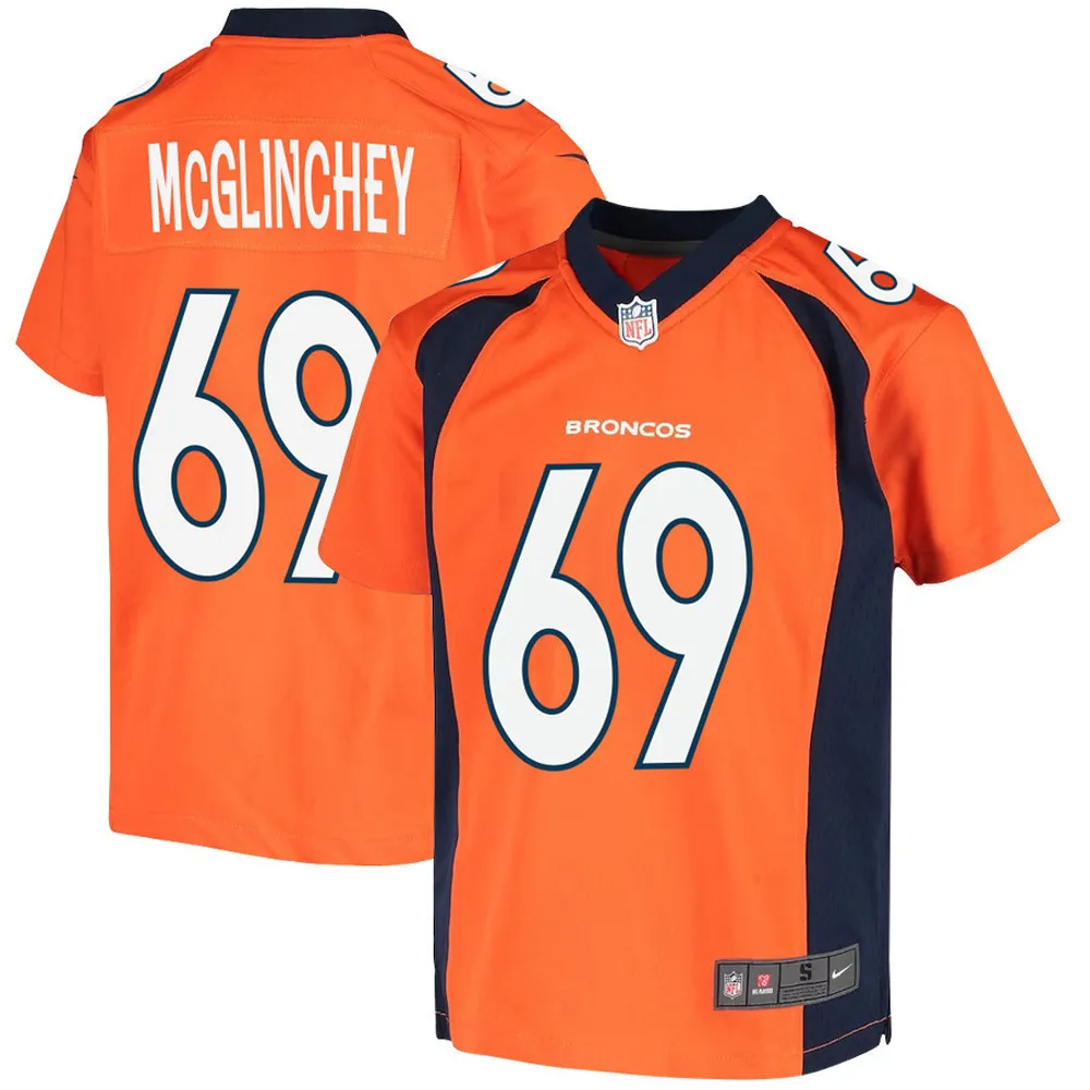 Mike McGlinchey 69 Denver Broncos Youth Alternate Game Jersey – Navy