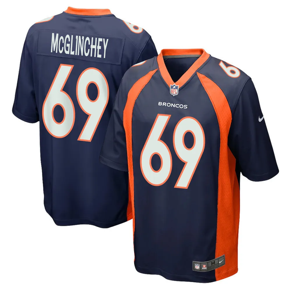 Mike McGlinchey 69 Denver Broncos Women Alternate Game Jersey – Navy