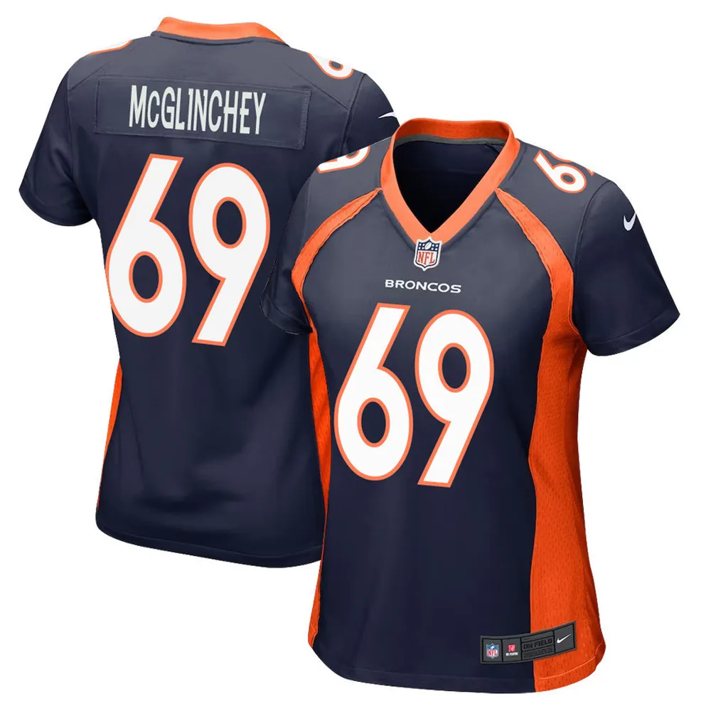 Mike McGlinchey 69 Denver Broncos Men Game Jersey – White