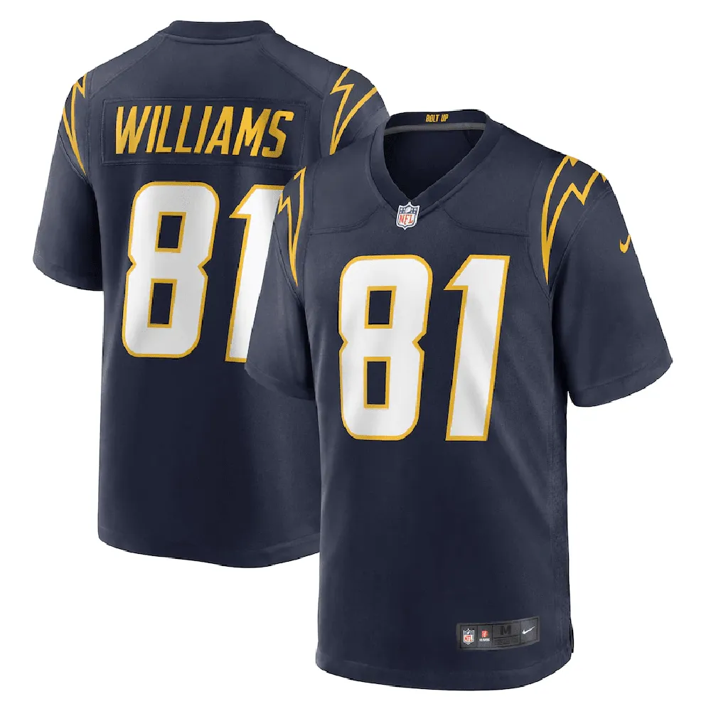 Mike Williams Los Angeles Chargers Alternate Team Game Jersey – Navy