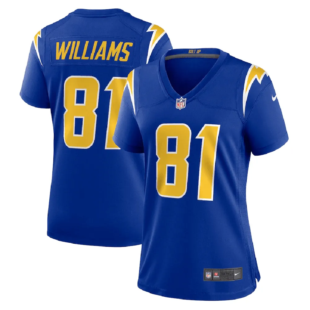 Mike Williams Los Angeles Chargers Women’s Game Jersey – Royal