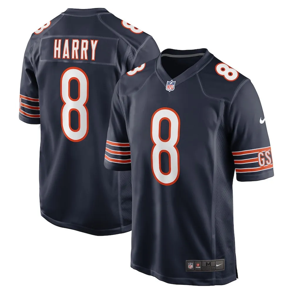 N’Keal Harry Chicago Bears Game Player Jersey – Navy