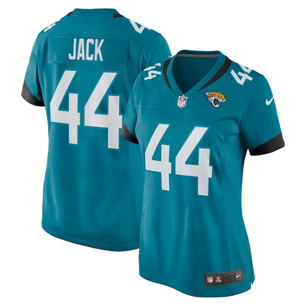 Myles Jack 44 Jacksonville Jaguars Women’s Game Jersey – Teal