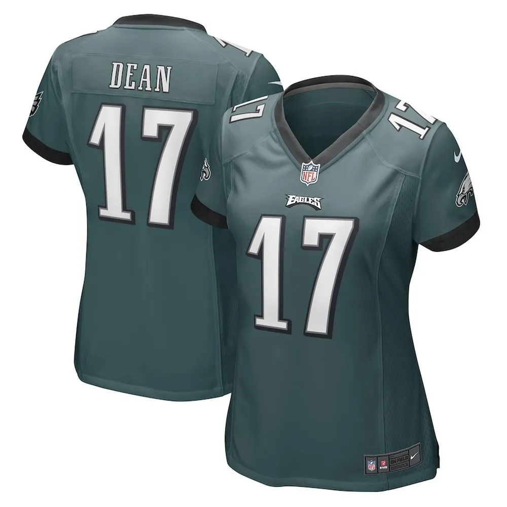 Nakobe Dean Philadelphia Eagles Women’s Game Player Jersey – Midnight Green