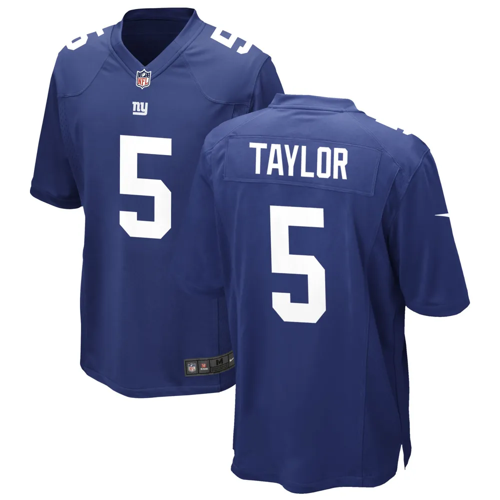 New York Giants Tyrod Taylor 5 Game Jersey – White Jersey