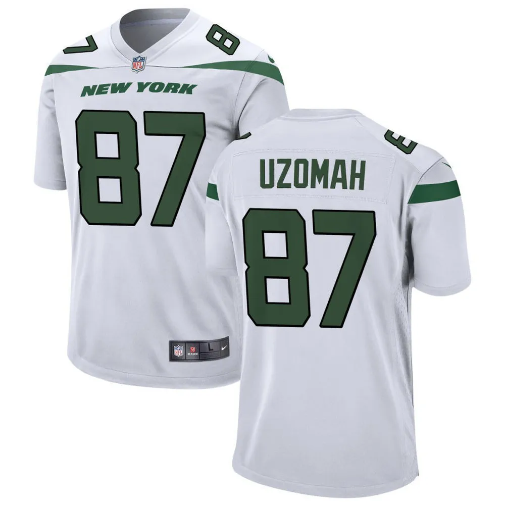 New York Jets C. Uzomah 87 Game Player Jersey – Spotlight White Jersey