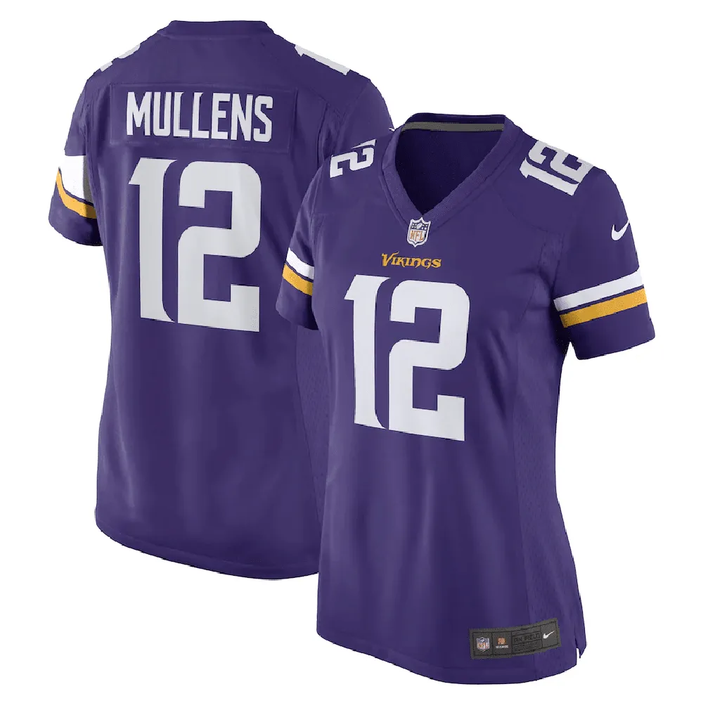 Nick Mullens Minnesota Vikings Women’s Game Player Jersey – Purple