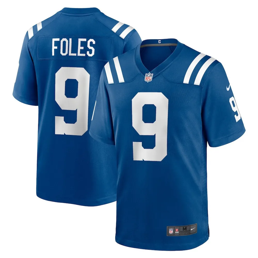 Nick Foles Indianapolis Colts Women’s Player Game Jersey – Blue