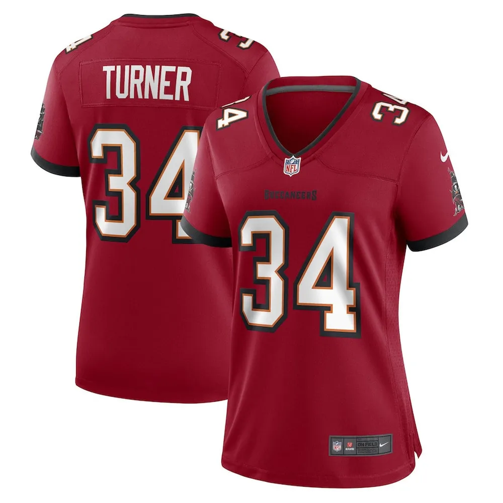 Nolan Turner Tampa Bay Buccaneers Women’s Game Player Jersey – Red