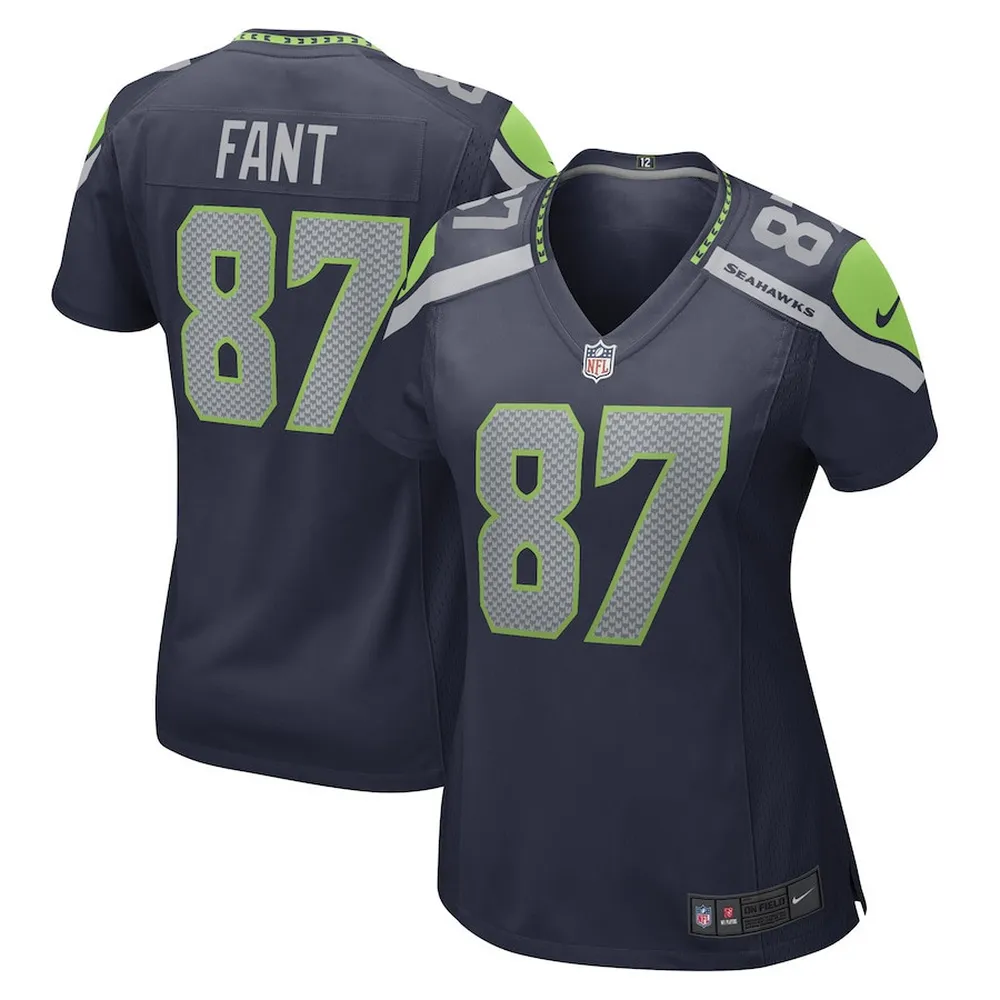 Noah Fant 87 Seattle Seahawks Women’s Throwback Player Game Jersey – Royal