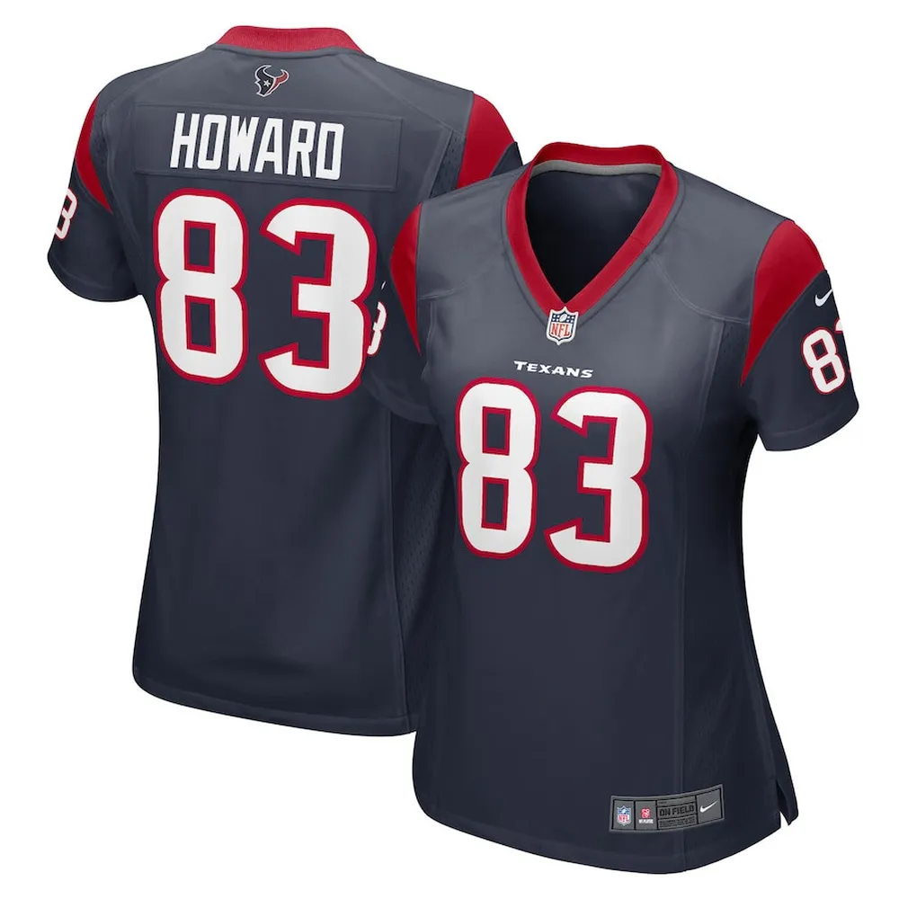 O. Howard Houston Texans Women’s Game Player Jersey – Navy