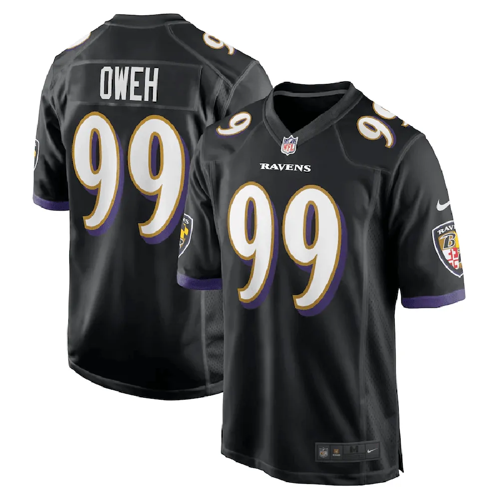 Odafe Oweh 99 altimore Ravens Game Jersey – Black