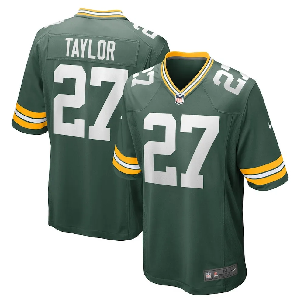 Patrick Taylor Green Bay Packers Game Player Jersey – Green