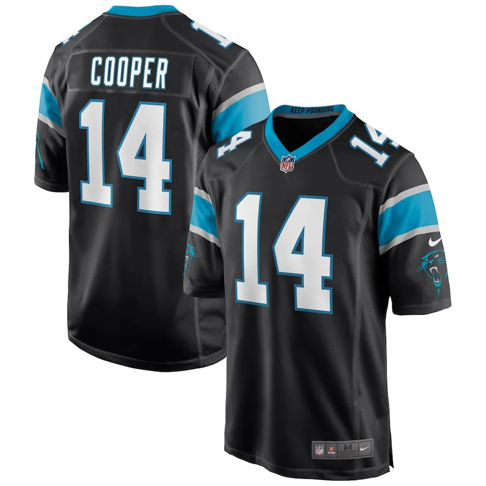 Pharoh Cooper 14 Carolina Panthers Men’s Game Jersey – Black