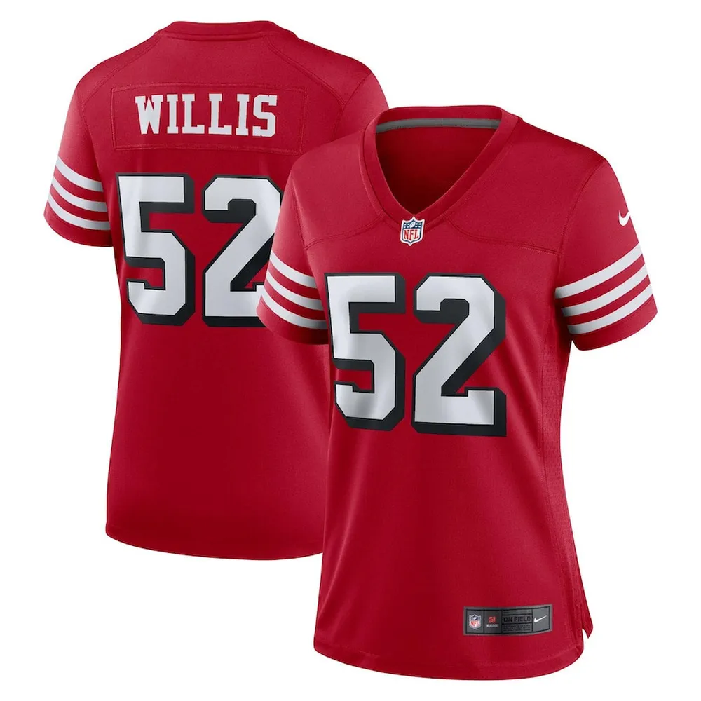 Patrick Willis San Francisco 49ers Women’s Alternate Game Jersey – Scarlet