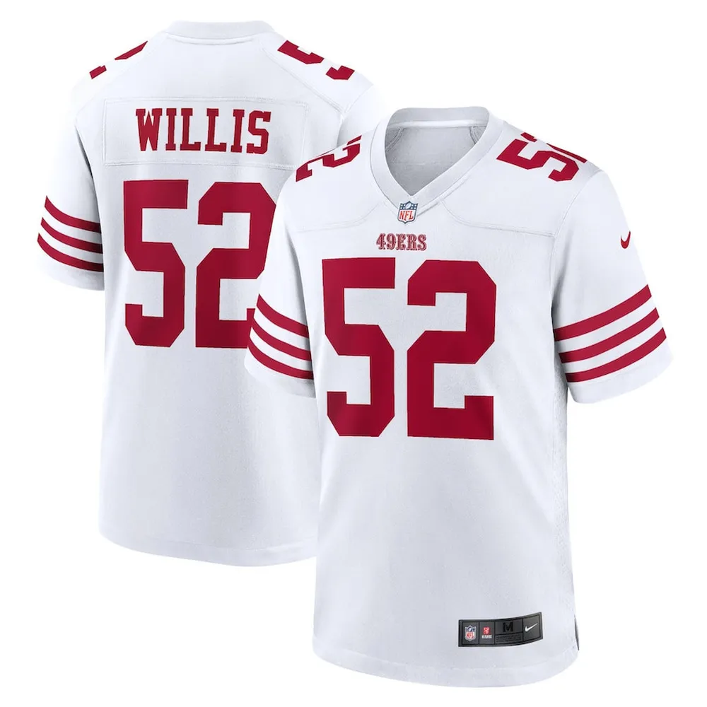 Patrick Willis 52 San Francisco 49ers Retired Player Game Jersey – White