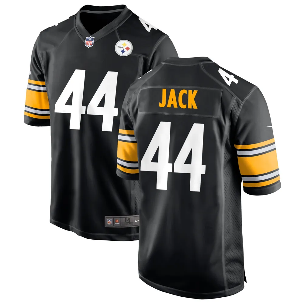 Pittsburgh Steelers Myles Jack 44 Game Jersey – Black Jersey