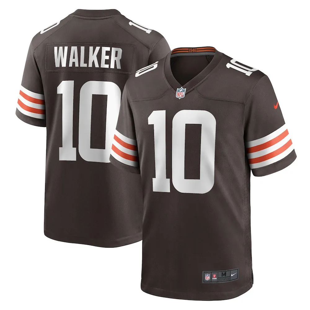 Phillip Walker 10 Cleveland Browns Men Team Game Jersey – Brown