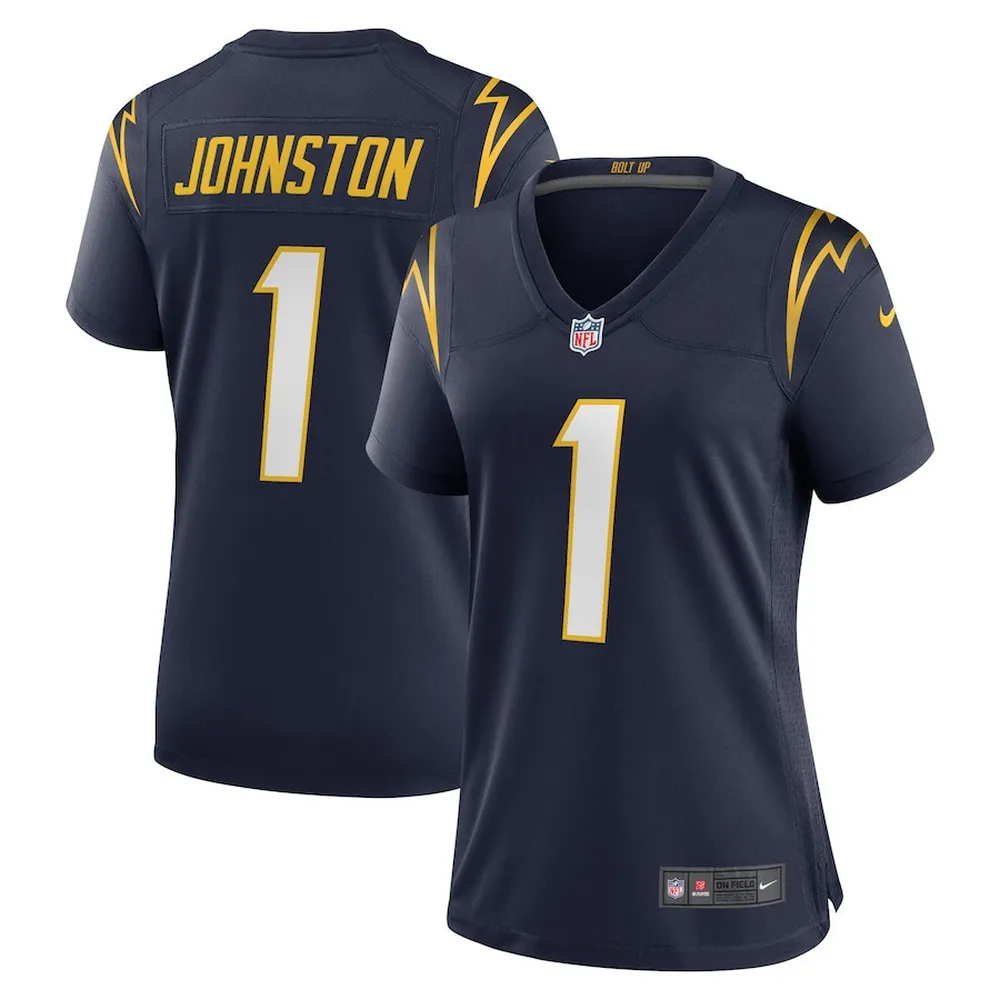 Quentin Johnston Los Angeles Chargers Alternate Game Jersey – Navy