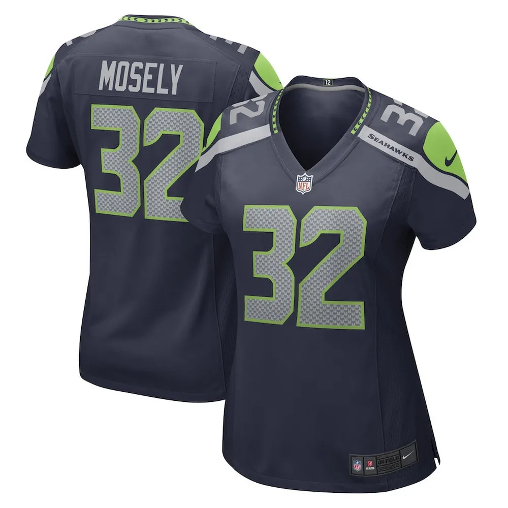 Quandre Mosely Seattle Seahawks Women’s Game Player Jersey – College Navy