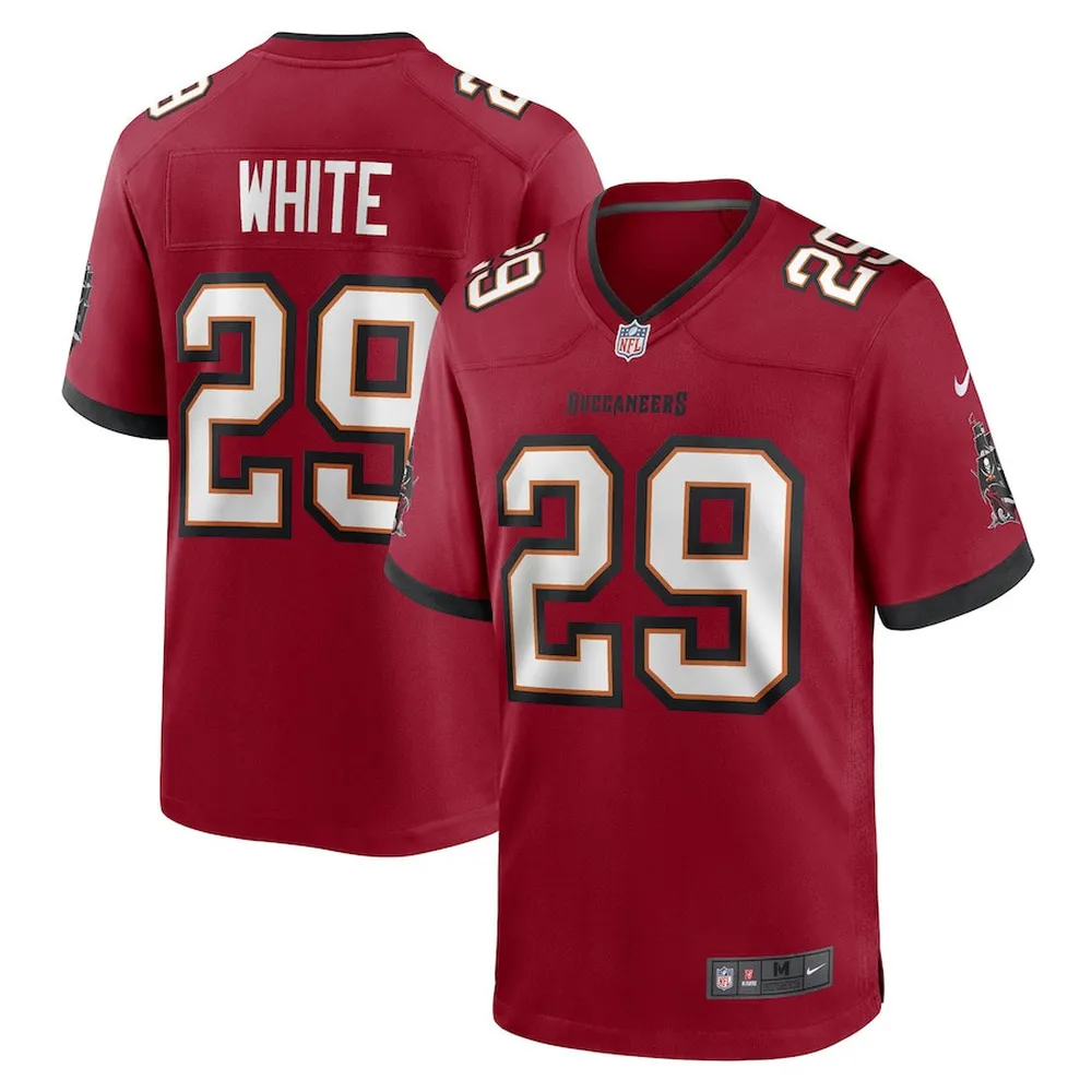 Rachaad White Tampa Bay Buccaneers Game Player Jersey – Red