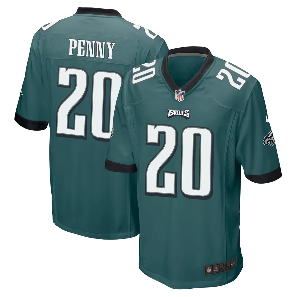 Rashaad Penny 20 Philadelphia Eagles Women Game Jersey – Midnight Green