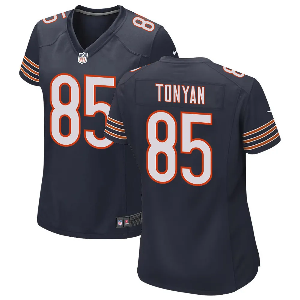 Robert Tonyan 85 Chicago Bears Women Game Jersey – Navy