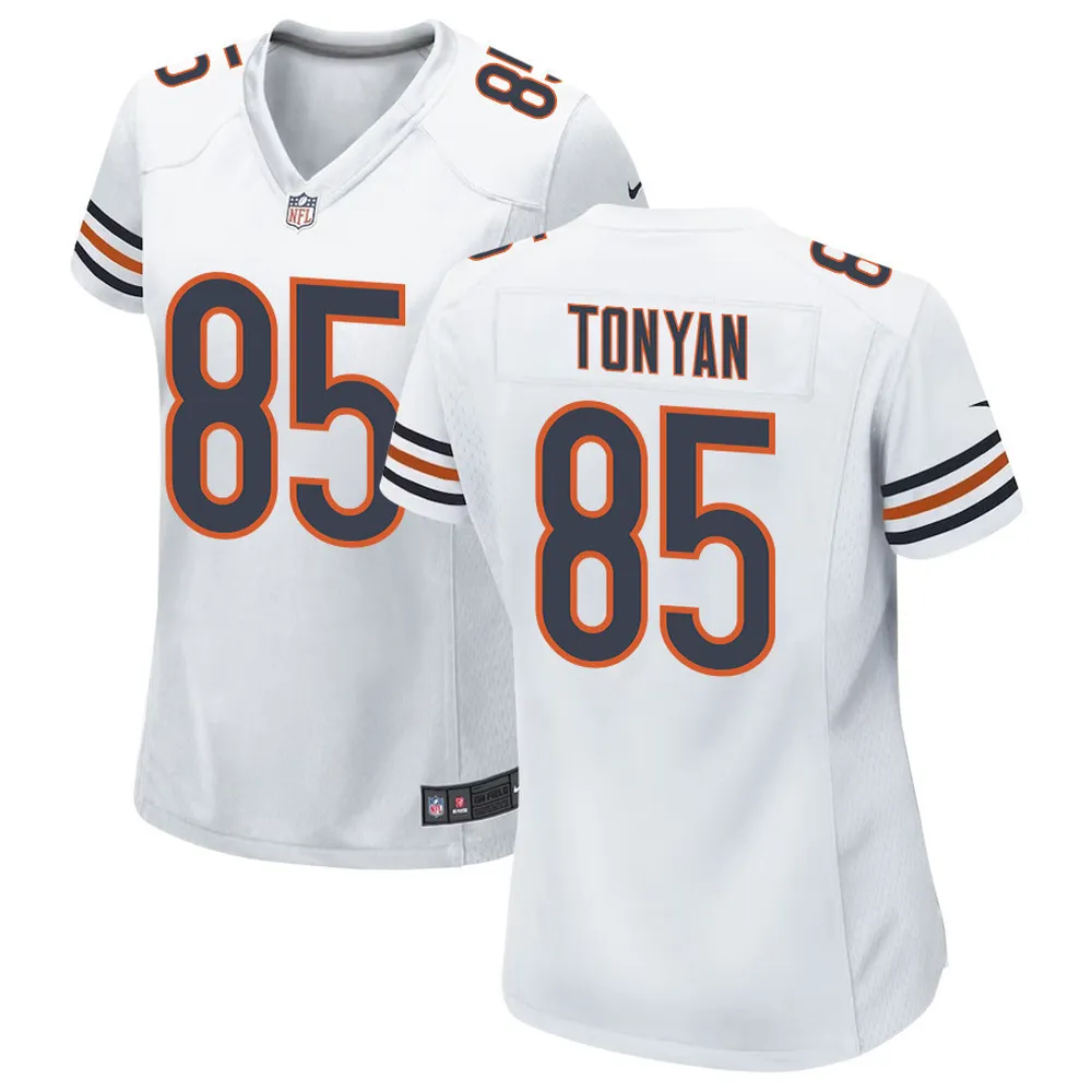 Robert Tonyan 85 Chicago Bears Women Game Jersey – White