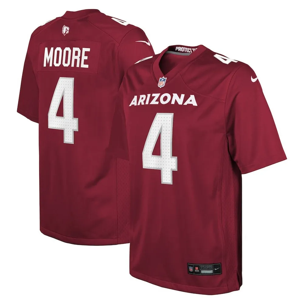 Rondale Moore 4 Arizona Cardinals Youth Game Player Jersey – Cardinal