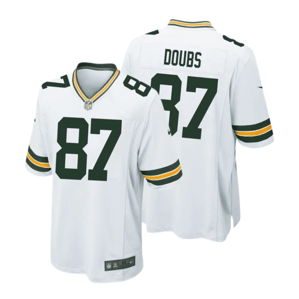 Romeo Doubs 87 Green Bay Packers Men Away Game Jersey – White