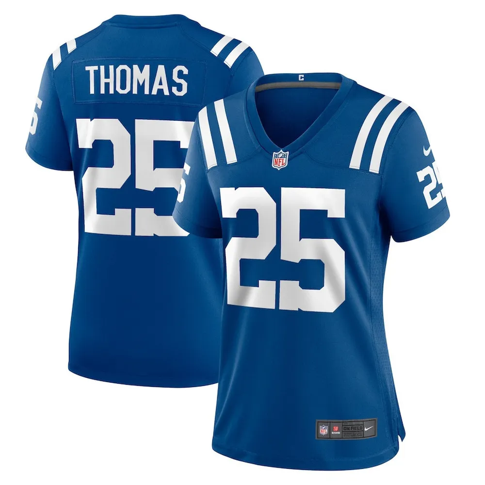 Rodney Thomas Indianapolis Colts Women’s Player Game Jersey – Royal