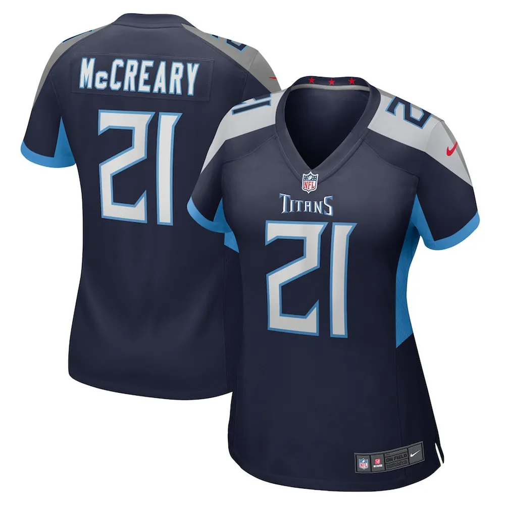 Roger McCreary Tennessee Titans Women’s Game Player Jersey – Navy