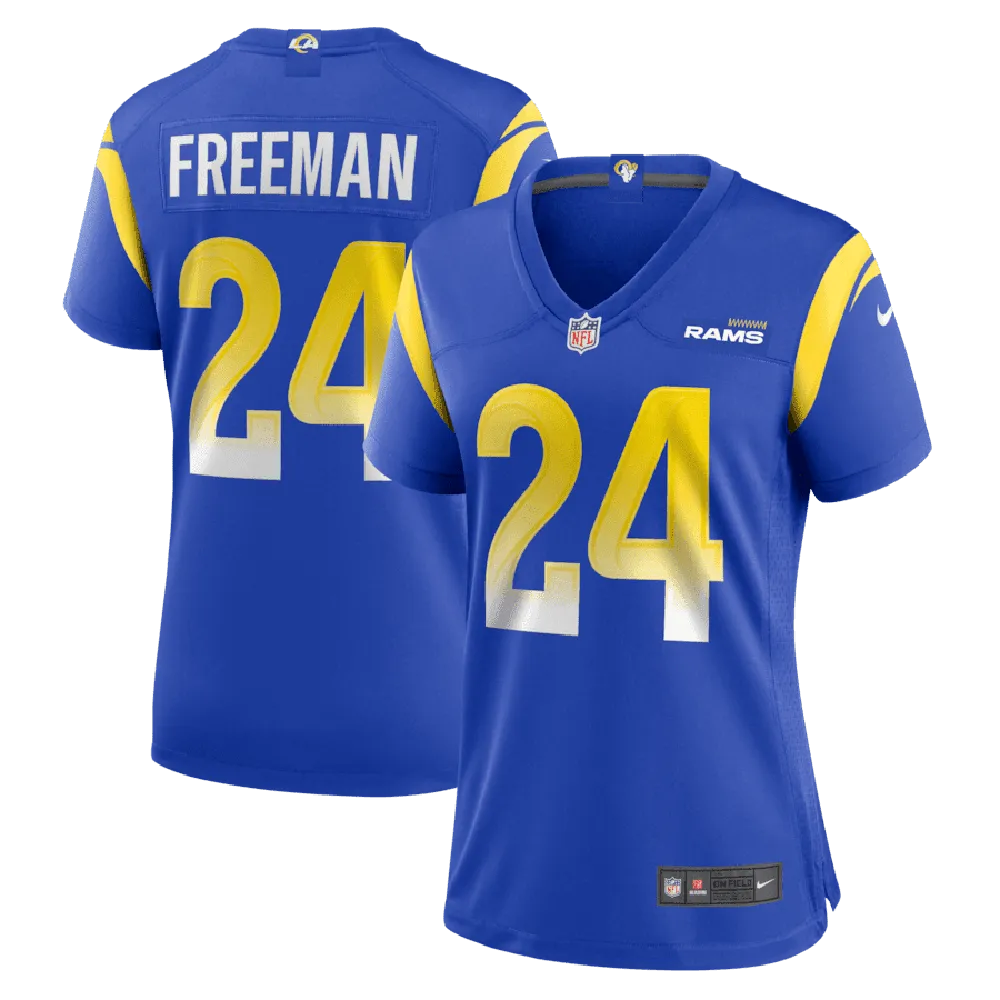 Royce Freeman Houston Texans Game Player Jersey – Navy