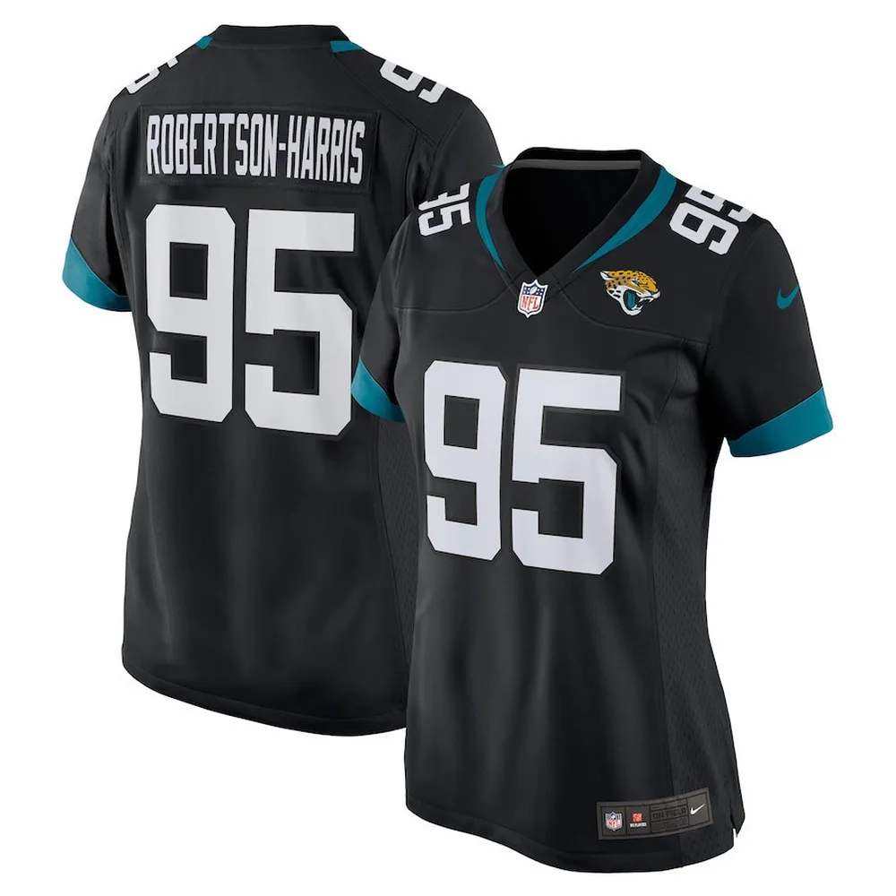 Roy Robertson-Harris 95 Jacksonville Jaguars Women’s Game Jersey – Teal