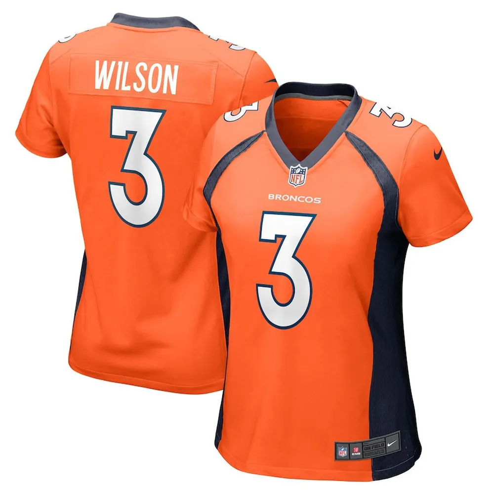 Russell Wilson Denver Broncos Women’s Game Jersey – White Jersey