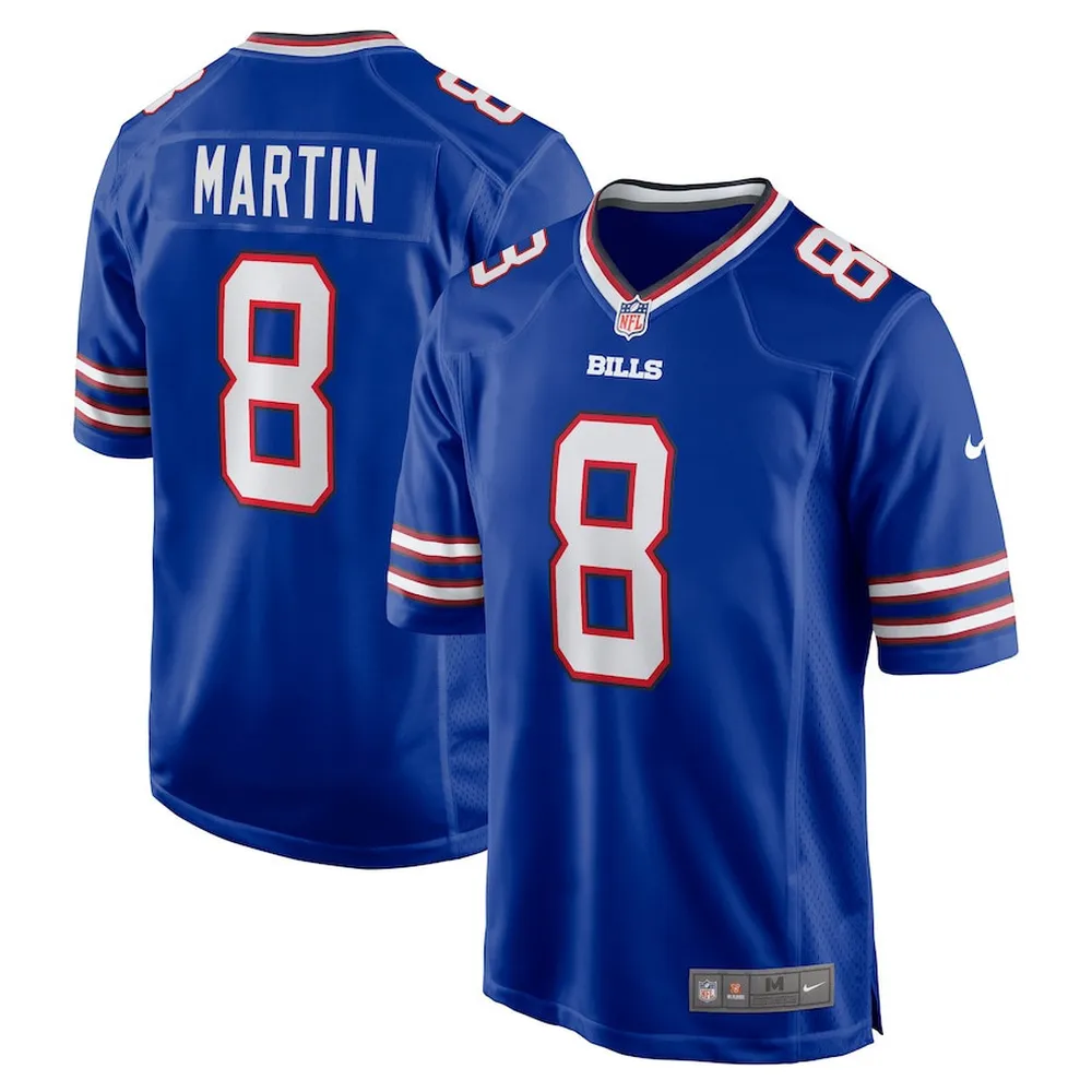 Sam Martin Buffalo Bills Game Player Jersey – Royal