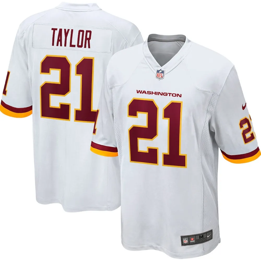 Sean Taylor Washington Football Team Retired Player Team Game Jersey – White