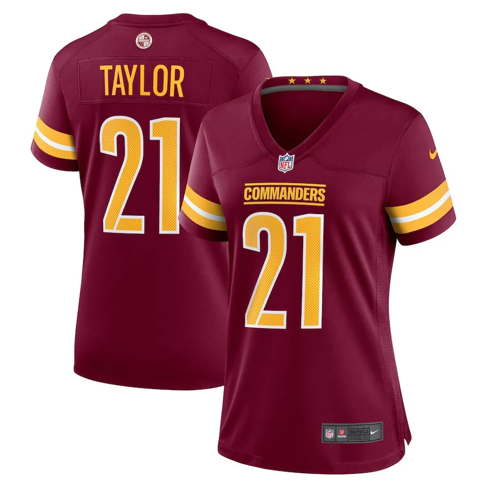 Sean Taylor Washington Commanders Women’s Retired Player Game Jersey – Burgundy