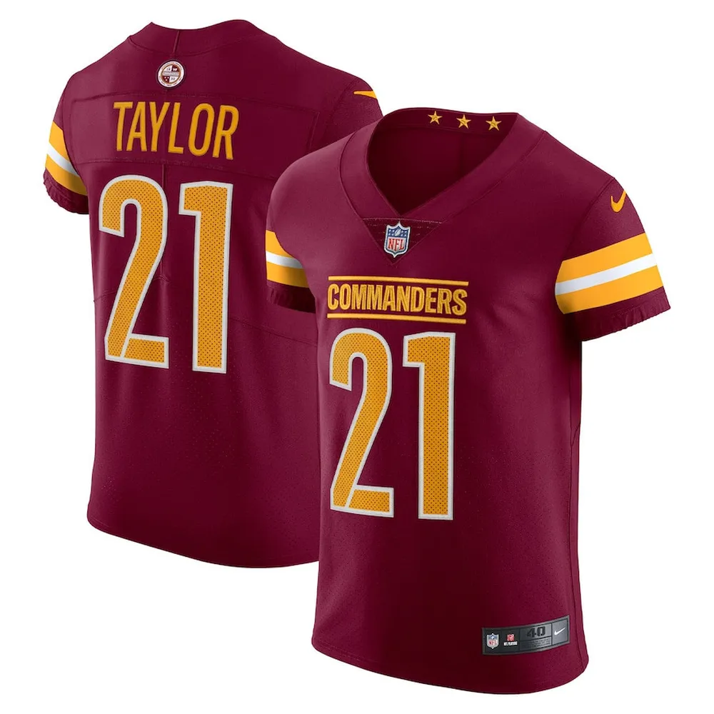 Sean Taylor 21 Washington Commanders Vapor Elite Retired Player Jersey – Burgundy