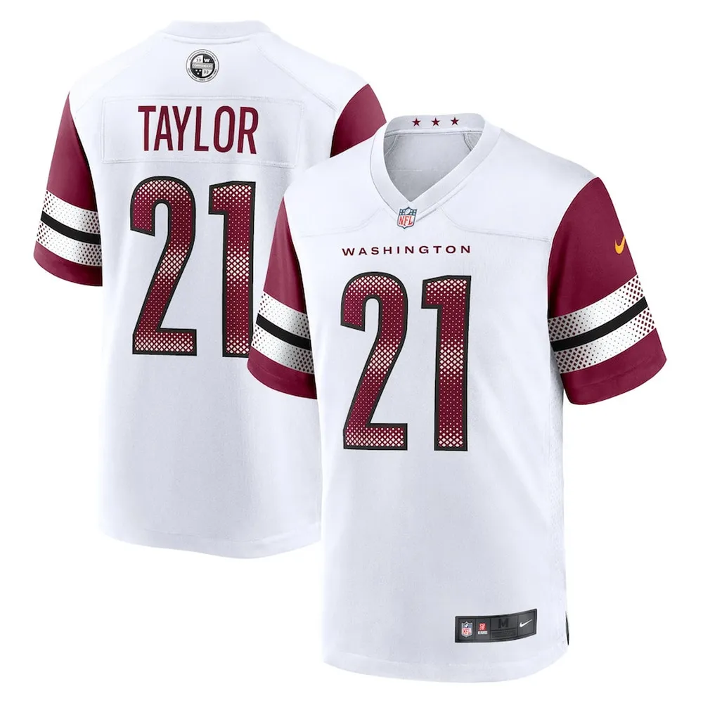 Sean Taylor 21 Washington Commanders Retired Player Game Jersey – White