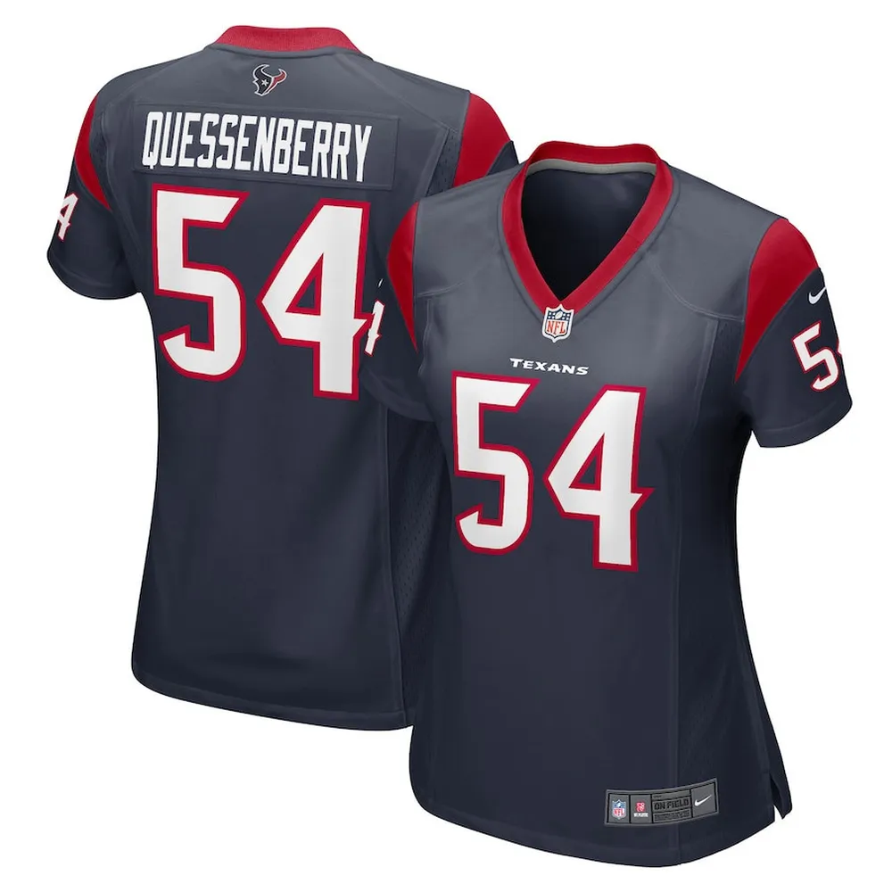 Scott Quessenberry Houston Texans Women’s Game Player Jersey – Navy