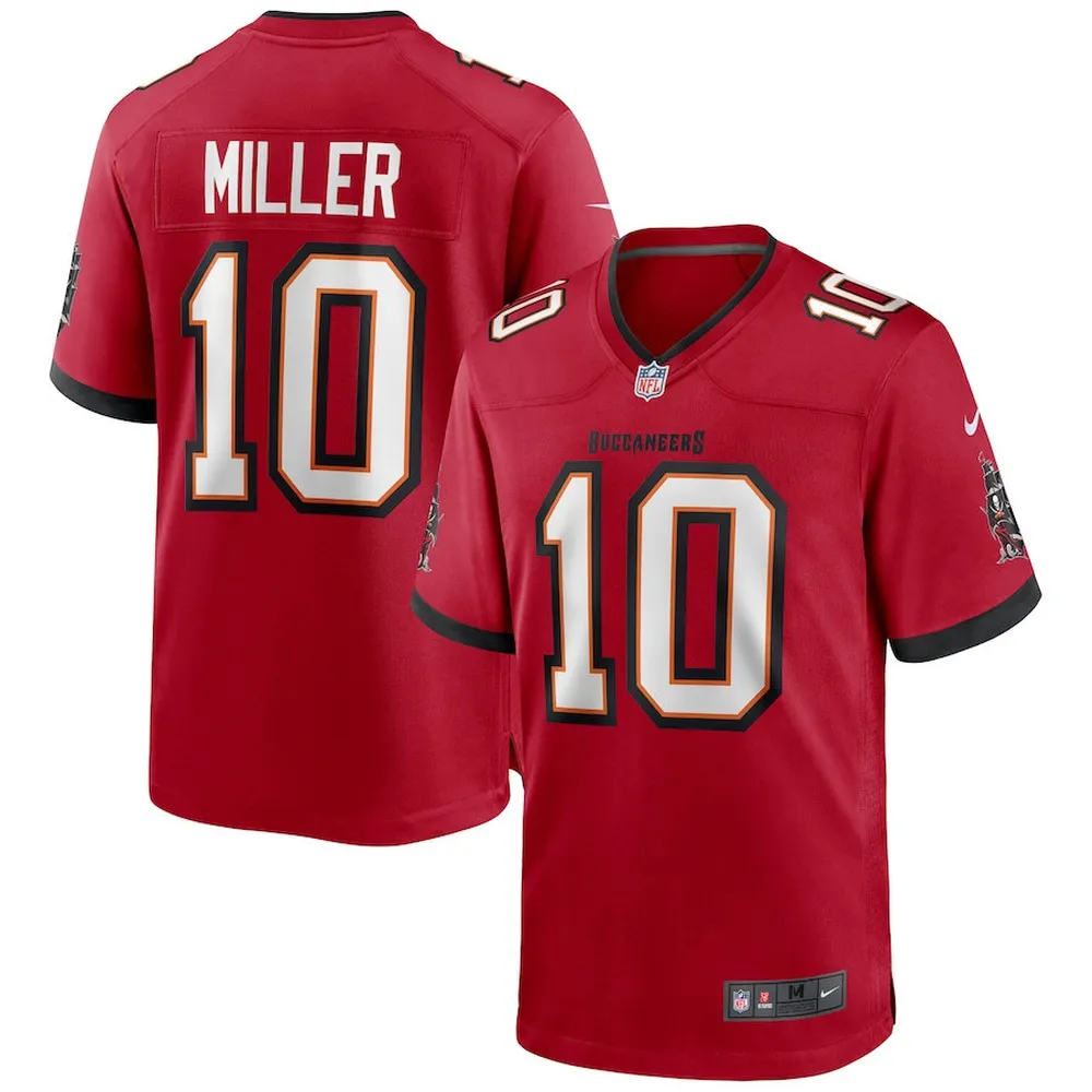 Scotty Miller 10 Tampa Bay Buccaneers Game Jersey – Red